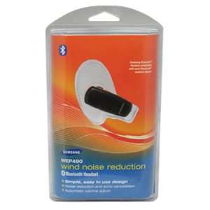  Orange WEP490 Bluetooth Headset with Wind Noise Reduction Technology 
