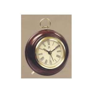  Infinity Instruments Walnut Finish Wood Alarm Clock 12057W 