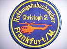 Aufnäher Rettungshubsch​rauber Christoph 2 Frankfurt