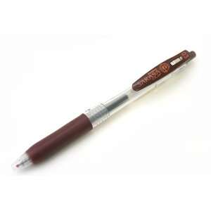  Zebra Sarasa Push Clip Gel Ink Pen   0.3 mm   Brown 