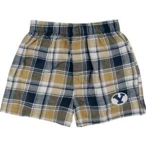   Bulldogs Navy/Charcoal Legend Flannel Boxer Shorts