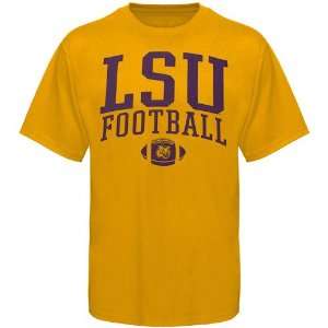    LSU Tigers Gold Classic Football T shirt: Sports & Outdoors
