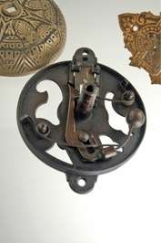 Mechanical Doorbell Ornate Antique Victorian Circa 1880  