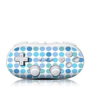  Turquoise Dots Design Skin Decal Sticker for the Wii 