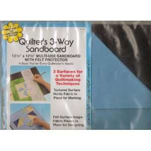  Collins Quilters 3 Way Sandboard   12.5 Inch x12.5 Inch 