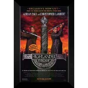  Highlander Endgame 27x40 FRAMED Movie Poster   Style B 