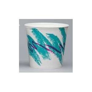   165 Oz Waxed Blue Marble Paper Buckets 100/CS