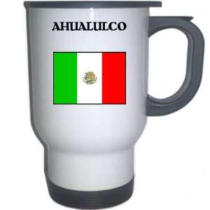  Mexico   AHUALULCO White Stainless Steel Mug Everything 