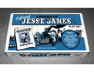 Marx The Official Legend of Jesse James Play Set Box  