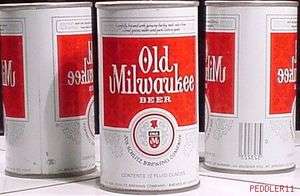 OLD MILWAUKEE 1975 BEER S/S CAN  UPC VERSION // 91Tas  
