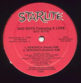 BAD BOYS feat K LOVE   Veronica / The Mission  