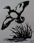 HUNTING   FLYING DUCK VINYL GRAPHIC CAR DECAL