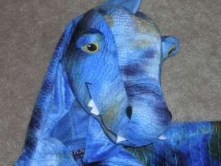BLUE DRAGON Furry Kids Halloween Costume Sz 3 4 36  