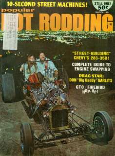 1971 Popular Hot Rodding: Shotgun Streetster/Don Big Daddy Garlits 