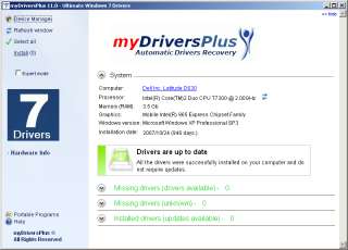   Drivers Recovery AUTOMATIC Installer Ultimate 32bit & 64bit Disc DVD