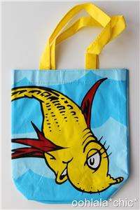 DR. SEUSS Suess One Fish, Two Fish Reusable Mini Tote Party Lunch 