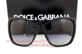 Brand New Dolce & Gabbana Sunglasses 4111 501/8G BLACK 100% Authentic 