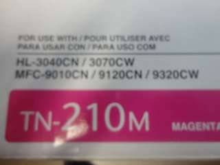 Brother TN 210M High Yield HL 3040CN / 3070CW Printer Toner New  