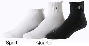 FootJoy Mens Slightly Irregular Socks Sport And Quarter 12 Pack New 