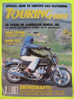 Touring Bike 1979,KZ1300,Gold Wing,Cargo Trailer,Shafts  