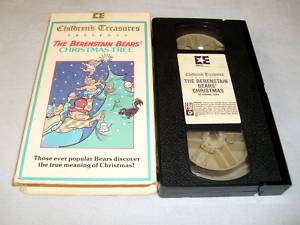 The Berenstain Bears Christmas Tree (VHS, 1979) 085024063804  
