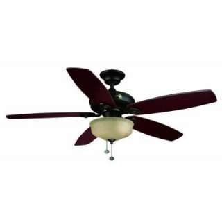 Hampton Bay Sibley 52 In. Oil Rubbed Bronze Ceiling Fan 26605 at The 
