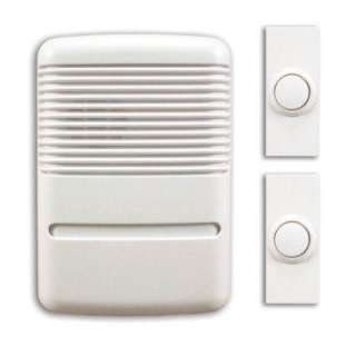 Heath Zenith Wireless Plug In Door Chime Kit With 2 Push Buttons SL 