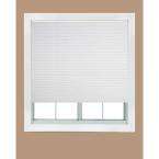 Fabric White Corded Light Filtering Window Shade (Price Varies by Size 