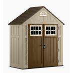 Alpine 7 ft. 6 in. x 3 ft. 7 1/2 in. Resin Storage Shed Reviews (49 