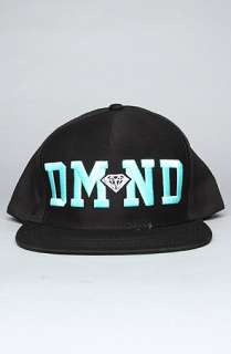 Diamond Supply Co. The DMND Snapback Cap in Black Diamond Blue White 