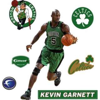 Fathead 21 in. x 32 in. KevinGarnett Boston Celtics Logo Wall Applique