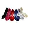 Glitter Pumps silber  Schuhe & Handtaschen
