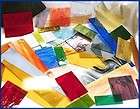   PREMIUM STAINED GLASS Scrap LARGE PIECES for Glass Art & Mosaic Tiles