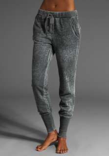 JUICY COUTURE Burnout Fleece Relaxed Sweat Pant in Granite at Revolve 