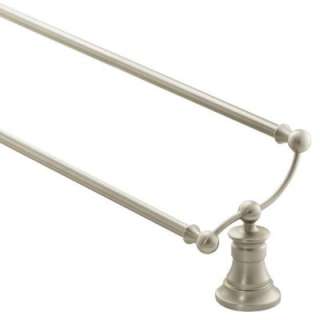   24 in. Double Towel Bar in Brushed Nickel YB9822BN 