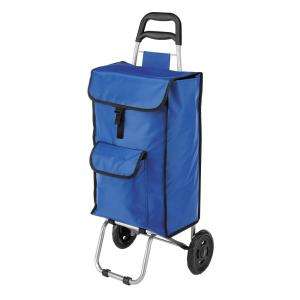 Whitmor Blue Dual Compartment Rolling Bag Cart 6342 2779 BLUE at The 