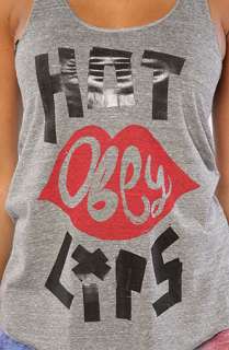 Obey The Hot Lips Track Tank  Karmaloop   Global Concrete Culture