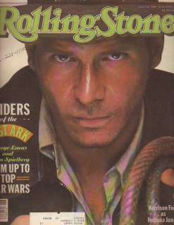 1981 Rolling Stone June 25   Harrison Ford; Bob Marley  