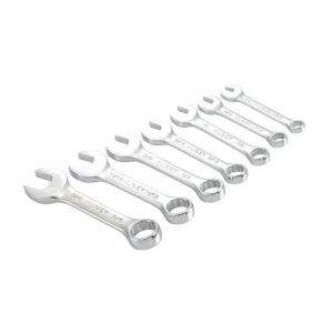 Husky Pro 7 Piece SAE Stubby Combination Wrench Set 65514T at The Home 