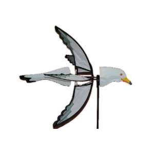 XL   Windrad Möwe 1,15 m See Vogel Seemöwe weiß schwarz Windräder 