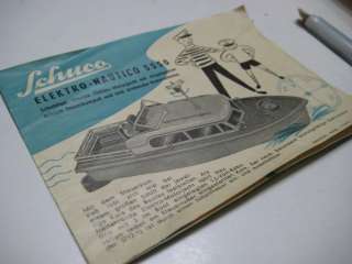 Schuco (Original) Elektro Nautico Boat Tinplate NIB  
