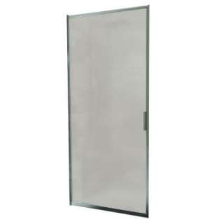   65 3/4 in. Framed Pivot Shower Door in Chrome Finish withHarmony Glass