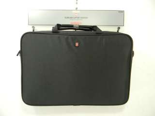 New Victorinox Swiss Army Luggage Slimline Laptop Carrier Logo Black