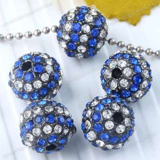   Spacer 10mm Ball Disco Hip Hop Loose Bead 14 Color Select  