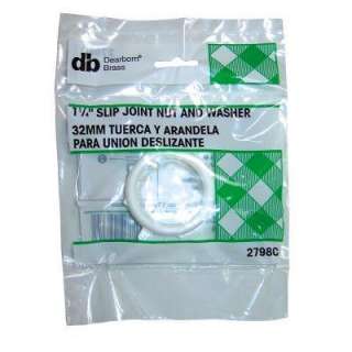 DBHL 1 1/4 In. Plastic Slip Joint Nut and Washer HD2798C at The Home 