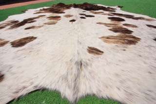 New Cowhide Rug Cowskin Mad Cow Town Hide Skin Leather Bull Carpet 