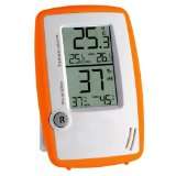 Room Control Orange Digitale Thermometer Hygrometer Stationvon TFA 
