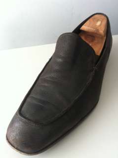 PRADA Loafers Mens 10.5/US Prada size 9.5 Brown Leather Retail $439 