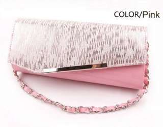 Fashion Synthetic patent leather Evening Handbag Party Clutch