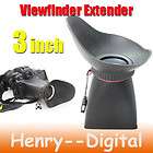 LCD ViewFinder Extender 2.8X fr Canon 5D II 500D 7D items in welcome 